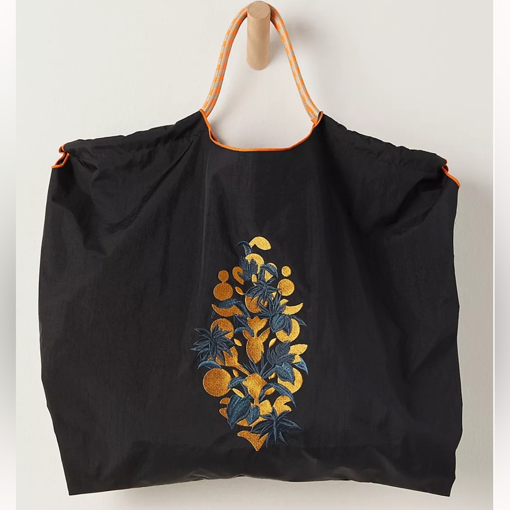 NWT Black FP Movement Blooming Buti Tote Bag